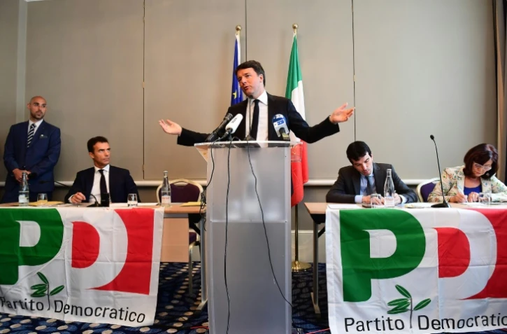 Matteo Renzi, le 28 avril 2017, à Bruxelles