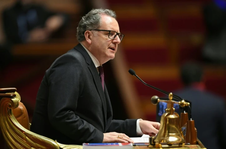 Le président de l'Assemblée nationale, Richard Ferrand, lors d'une séance de questions au gouvernement, le 23 janvier 2019