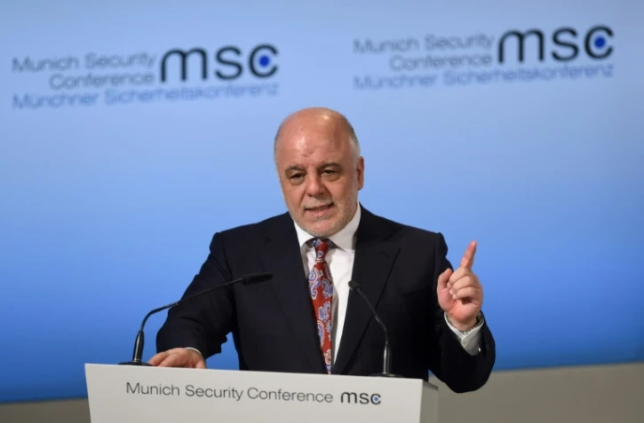 Le Premier ministre irakien Haider al-Abadi le 18 février 2017 à Munich