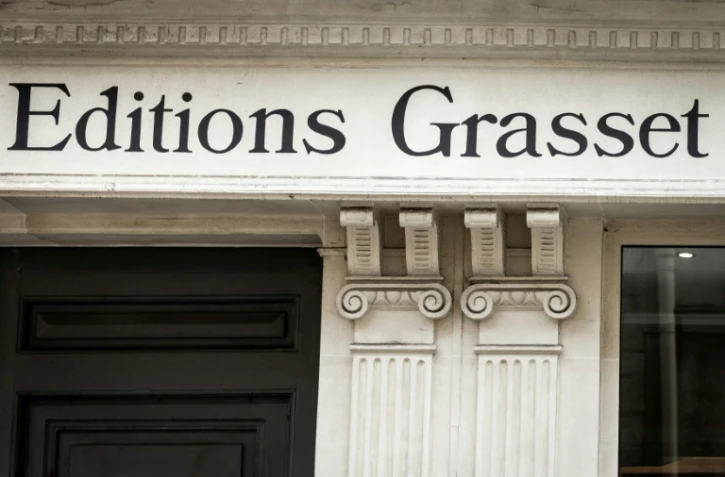 Les éditions Grasset à Paris, le 16 avril 2026