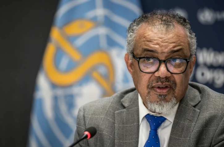 Le directeur général de l'OMS, Tedros Adhanom Ghebreyesus, le 10 décembre 2024 à Genève