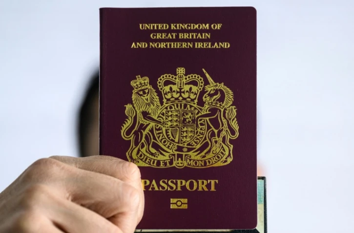 Un passeport britannique d'outre-mer (BNO), le 29 janvier 2021 Ă Hong Kong