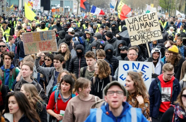 Marche pour le climat Ă Bruxelles, le 31 mars 2019