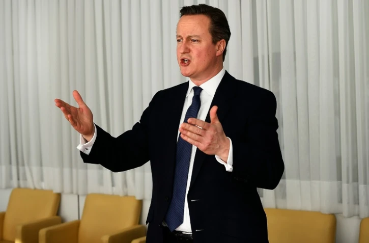 Le Premier ministre britannique David Cameron, le 19 février 2016 à Bruxelles
