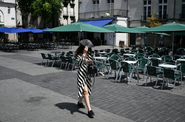 Dans une rue de Nantes, dans l'ouest de la France, le 23 juin 2026