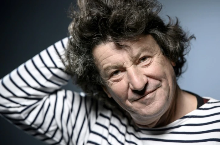 Le navigateur Jean Le Cam, lors d'une séance photo, le 15 février 2021 à Paris