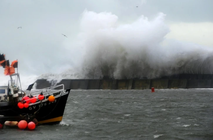 Tempête le 2 février 2017 à Lesconil