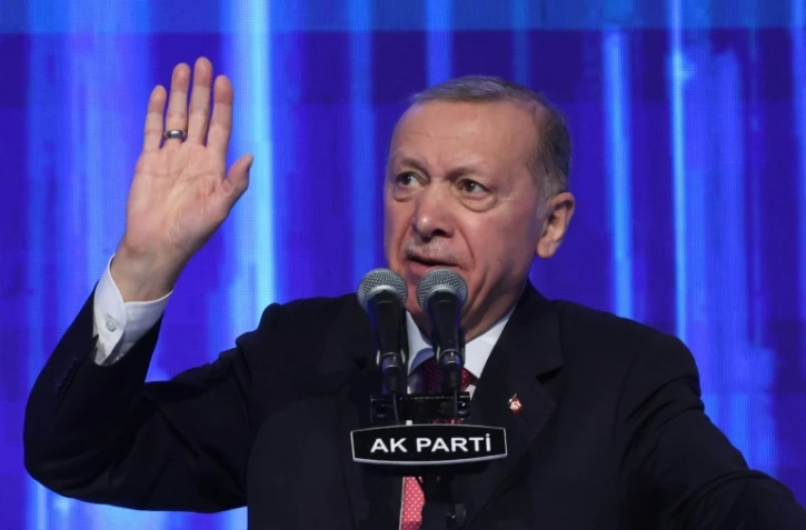 Le président turc Recep Tayyip Erdogan, le 11 avril 2023 à Ankara
