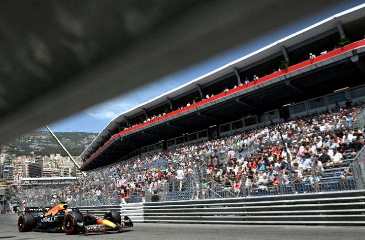 Le Néerlandais Max Verstappen, 4e de la séance de qualifications pour le Grand Prix de Monaco de Formule 1, le 28 mai 2022 à Monte-Carlo