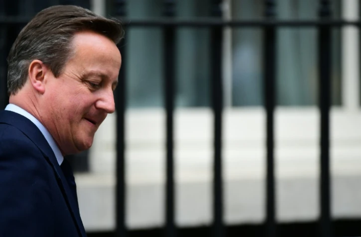 Le Premier ministre britannique David Cameron à Londres, le 27 juin 2016