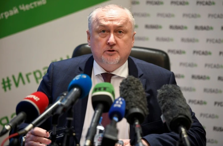 Le directeur général de la Rusada, Iouri Ganous, en conférence de presse, le 27 décembre 2019 à Moscou