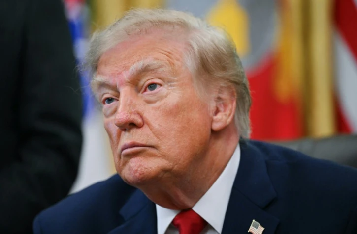 Le président américain Donald Trump dans le Bureau ovale de la Maison Blanche, à Washington, le 7 octobre 2026