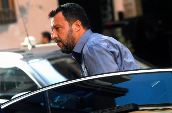 Le ministre italien de l'Intérieur Matteo Salvini, le 12 août à Rome.