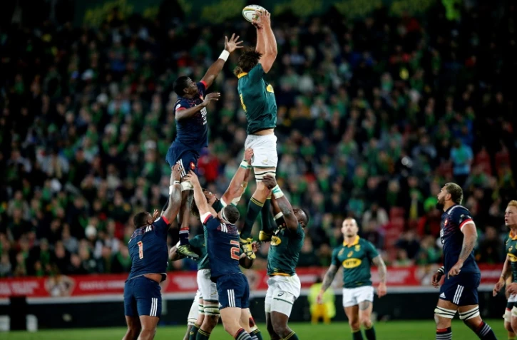 Le XV de France a encore été impuissant face aux solides Springboks sud-africains lors du 3e test à Johannesburg, le 24 juin 2017