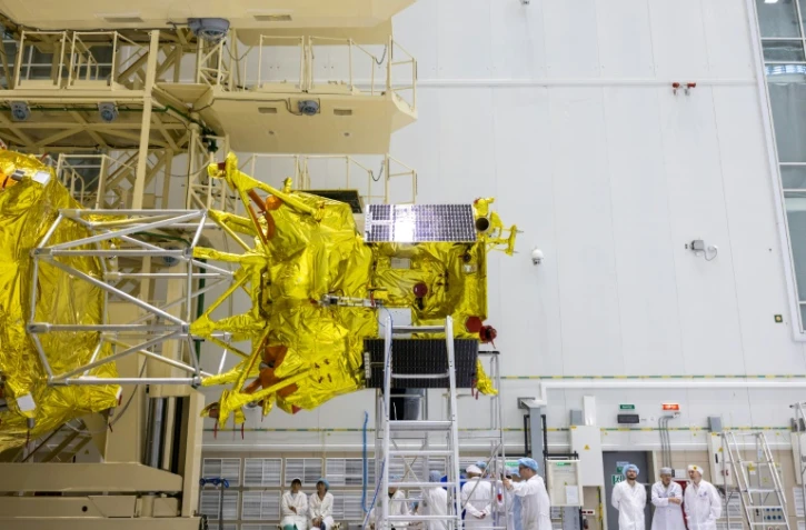 Photo prise et transmise par l'agence spatiale russe Roscomos le 1er août 2023 de la sonde Luna-25 lors de ses préparatifs techniques