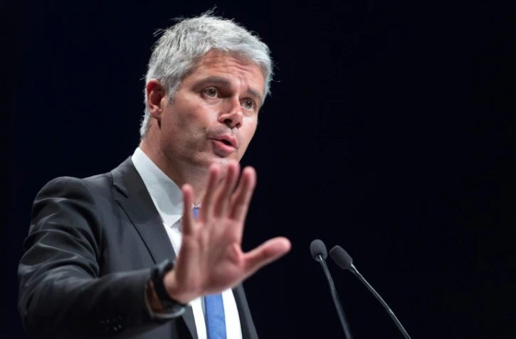Laurent Wauquiez,  président de la région Auvergne-Rhône-Alpes, le 23 mai 2017