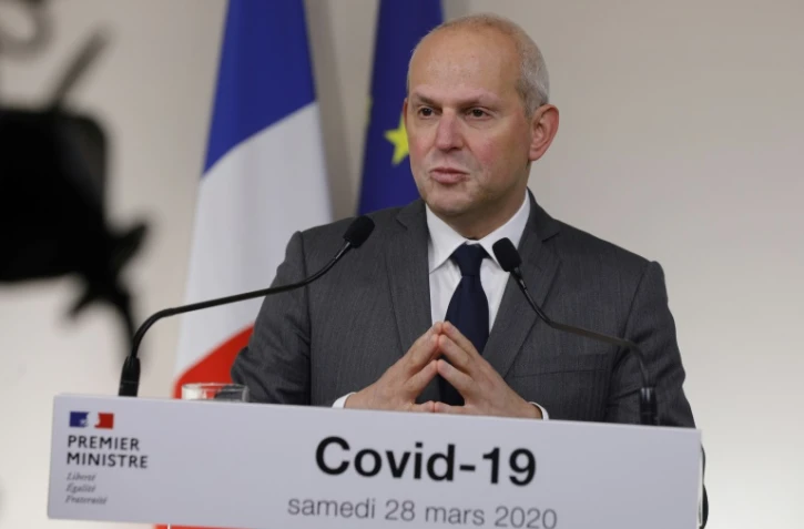 Jérôme Salomon en conférence de presse le 28 mars 2020