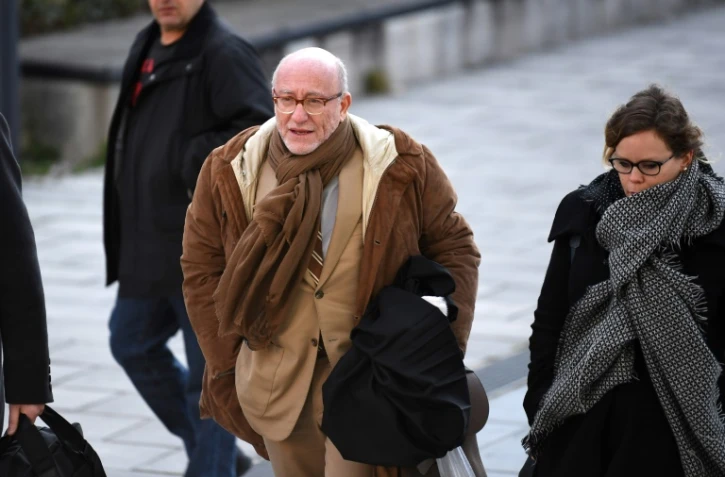 Alain Jakubowicz, l'avocat de Nordahl Lelandais, arrive au Palais de justice de Grenoble où son client va être présenté de nouveau aux juges d'instruction, le 19 mars 2018