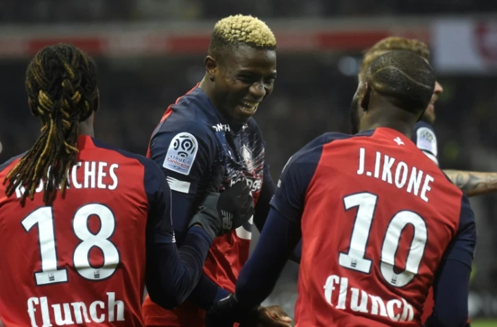 Le LOSC reste sur une courte victoire sur Brest, en Ligue 1, grâce à un but du Nigérian Victor Osimhen à Villeneuve-d'Ascq, le 6 décembre 2019