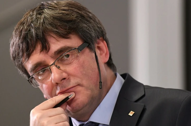 Le dirigeant séparatiste catalan Carles Puigdemont, le 22 janvier 2018 à Copenhague