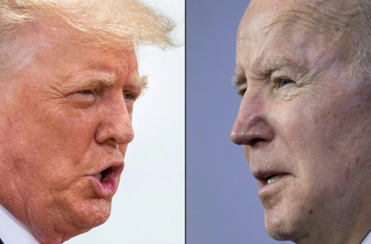 Les présidents américains Donald Trump et Joe Biden 