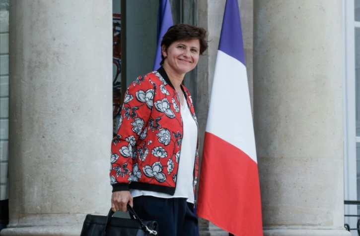 La ministre des Sports Roxana Maracineanu à sa sortie de l'Elysée le 5 septembre 2018