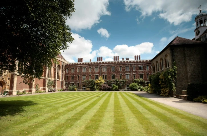 Le campus de l'Université de Cambridge en juin 2008