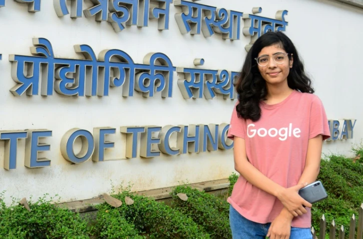 Shivani Nandgaonkar, étudiante en technologie à l'Indian Institute of Technology (IIT), le 8 décembre 2021 à Bombay
