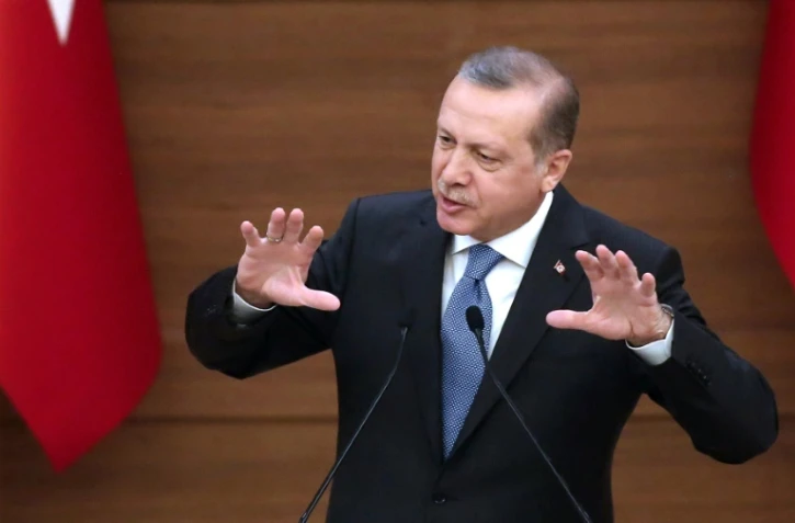 Le président turc Recep Tayyip Erdogan à Ankara, le 19 avril 2016
