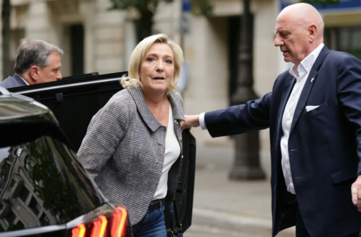 Marine Le Pen à Paris, le 8 juillet 2024