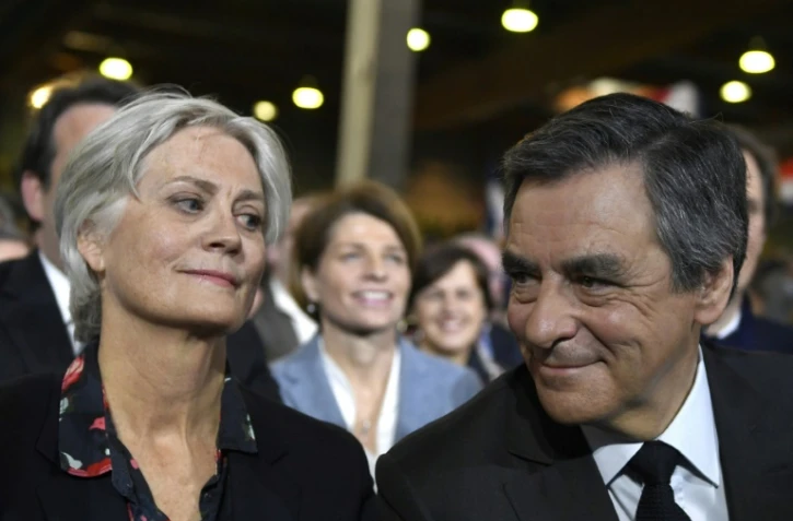 François Fillon et son épouse Pénélope en janvier 2017 à Paris