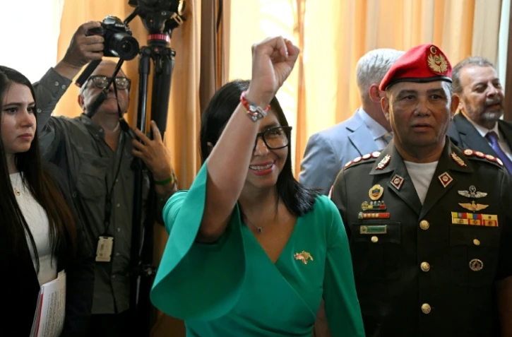 La présidente par intérim du Venezuela Delcy Rodriguez à Caracas le 5 janvier 2026