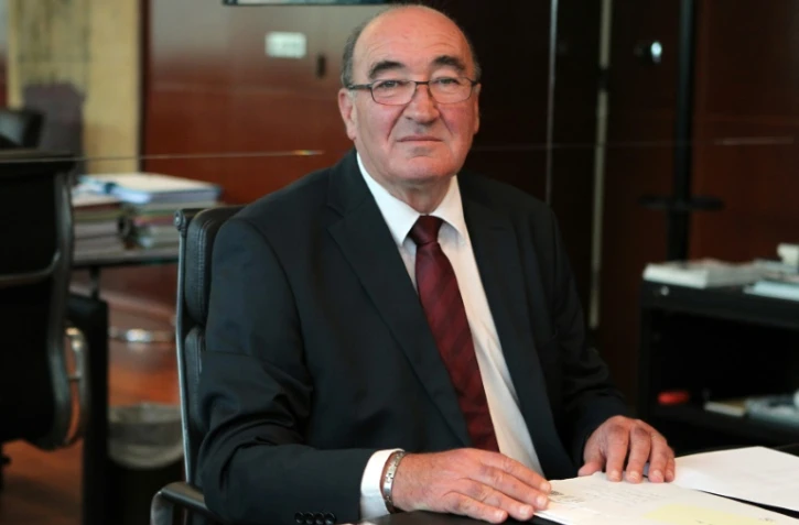 Le sénateur PRG de Haute-Corse Joseph Castelli, le 25 septembre 2014 à Bastia