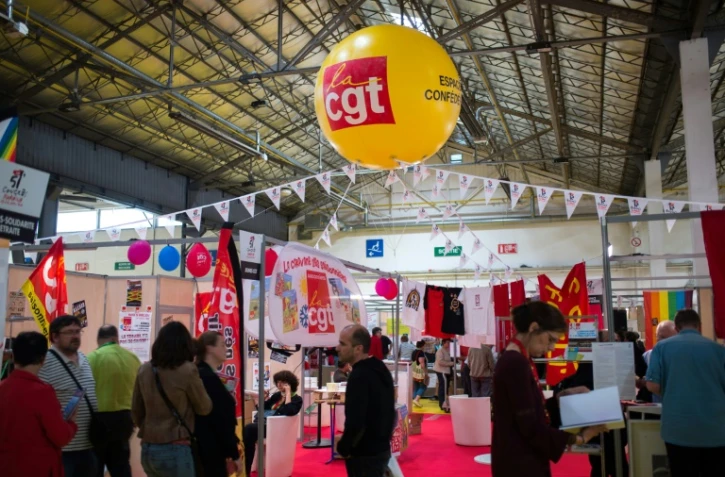 Congrès de la CGT à Marseille le 19 avril 2016, l'organisation syndicale prône le passage à la semaine de 32 heures
