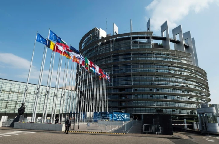 Le Parlement européen, le 3 avril 2017 à Strasbourg