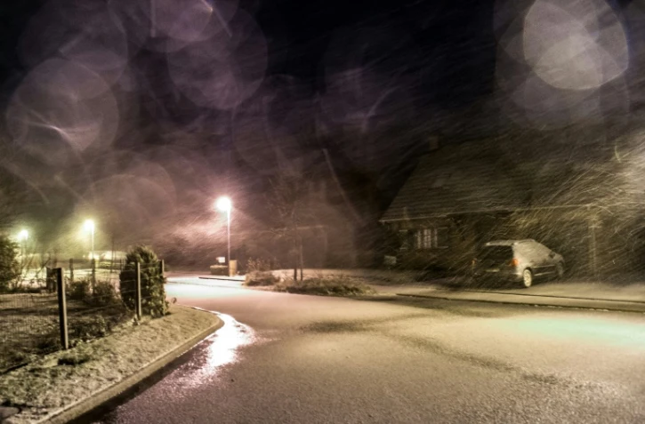 Vents violents le 12 janvier 2017 à Godewaersvelde dans le nord de la France