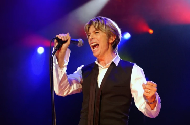 David Bowie le 1er juillet 2002 à Paris