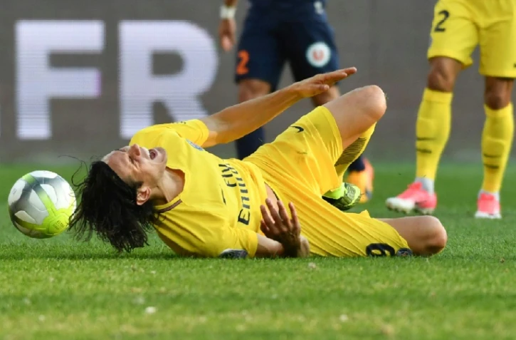 Edinson Cavani et son Paris Saint-Germain ont souffert à Montpellier, le 23 septembre 2017