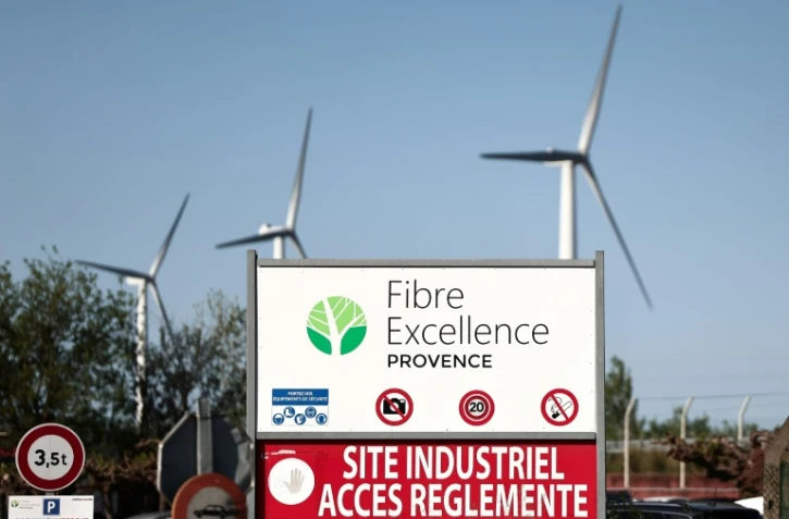 Lentrée du site de Fibre Escellence à Tarascon, le 14 avril 2026 dans les Bouches-du-Rhône