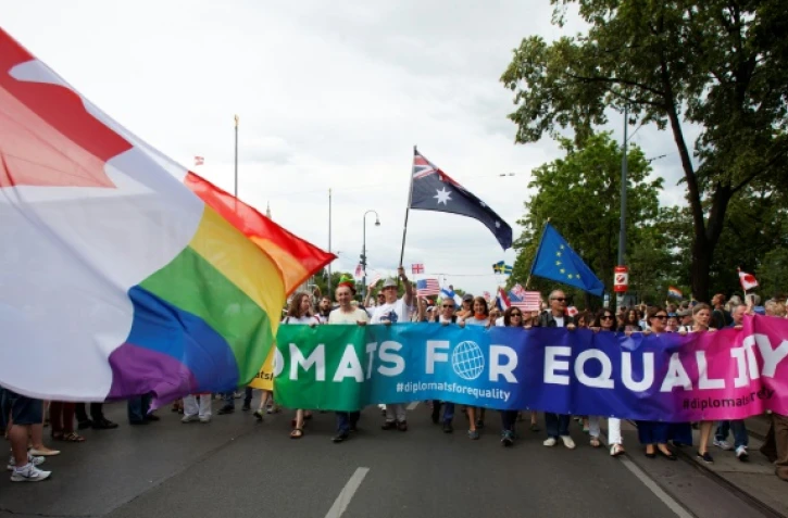 Un gay pride à Vienne, le 17 juin 2017