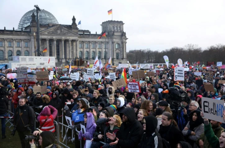 Manifestation contre l'extrême-droite, le 3 février 2024 à Berlin 