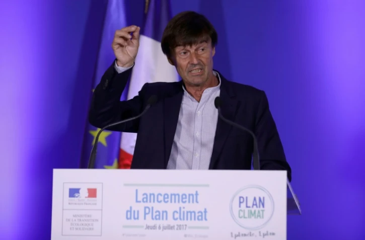 Nicolas Hulot, ministre de la Transition écologique et solidaire, le 6 juillet 2017 à Paris