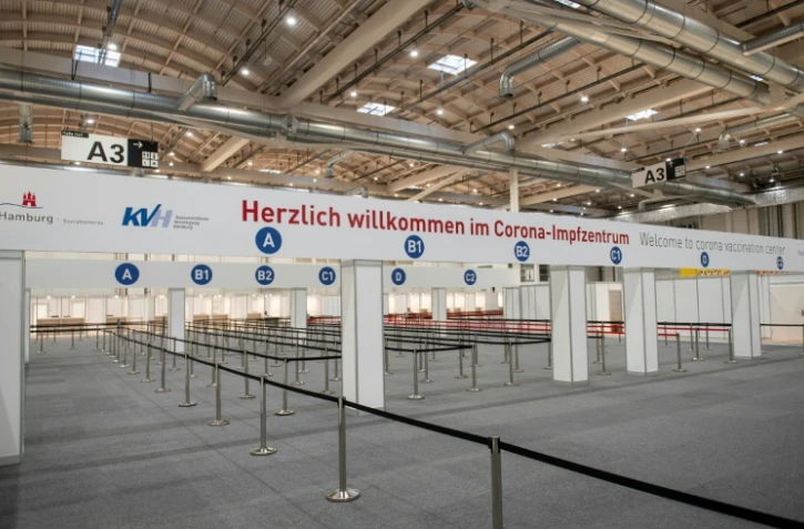 Le centre de vaccination contre le Covid-19 à Hambourg, le 18 décembre 2020 en Allemagne