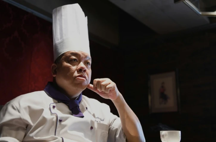 Ken Chan, chef du Palais de Chine à Taipei, le 17 mai 2018