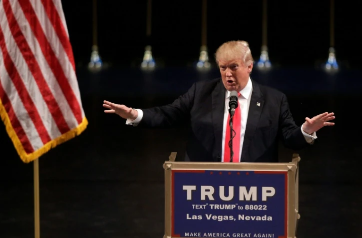Donald Trump lors d'un meeting électoral à Las Vegas, le 18 juin 2016 