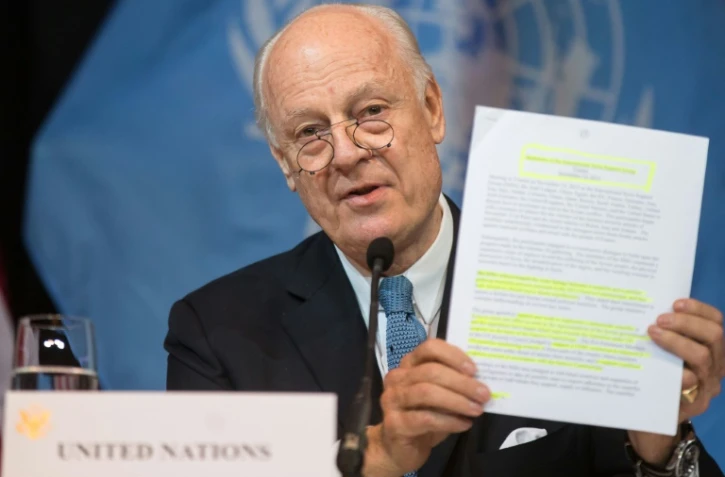 Le médiateur de l'ONU Staffan de Mistura, à Vienne le 14 novembre 2015