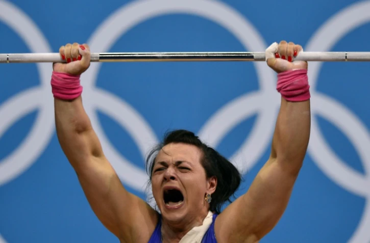 La Kazakhe Svetlana Podobedova, le 3 août 2012 lors de la finale des -75kg aux JO-2012 de Londres