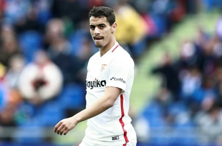 L'attaquant français du Séville FC Wissam Ben Yedder lors du match contre Getafe, en Liga , le 21 avril 2019 à Getafe