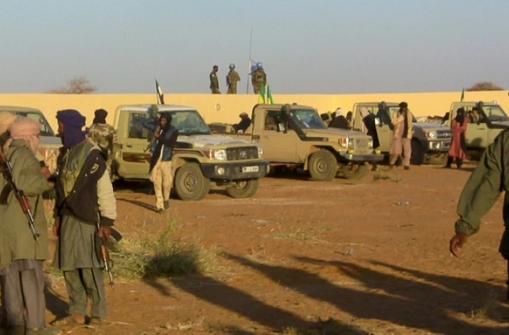 D'anciens rebelles dans un camp de regroupement à Gao au Mali, le 9 janvier 2017