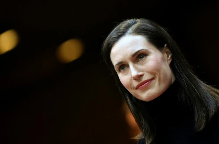 La Première ministre finlandaise Sanna Marin à Bruxelles, le 25 mars 2022